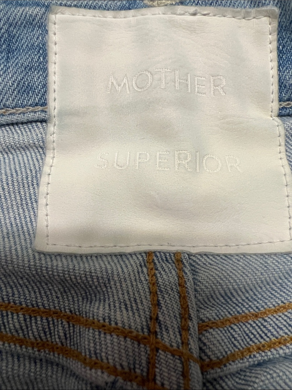 MOTHER Light Blue Distressed Boyfriend Jeans - Picture 2 of 3